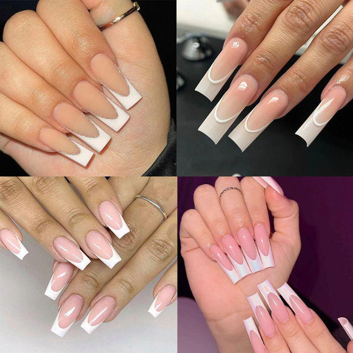 Elegante französische Tipp-Nagelkunstverbesserungen Karnz