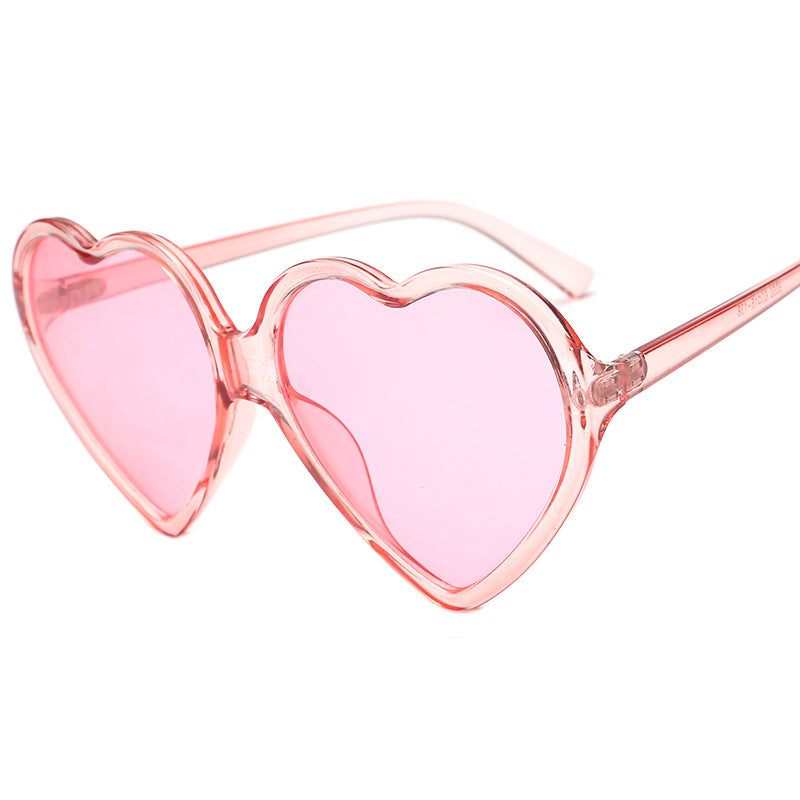 Damen Herzförmige Sonnenbrille mit stylishem Rahmen Karnz