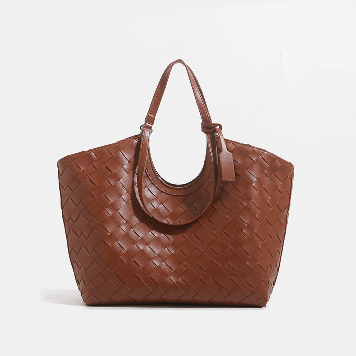 Gewebte Leder Tragetasche