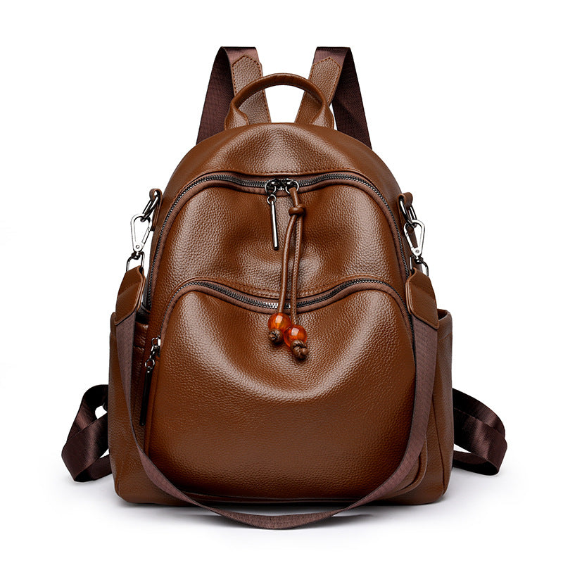 Premium Leder Reise Rucksack Karnz