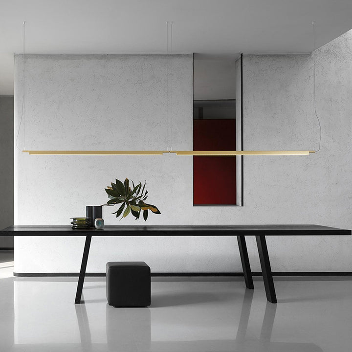 Moderne lineare Pendelleuchte