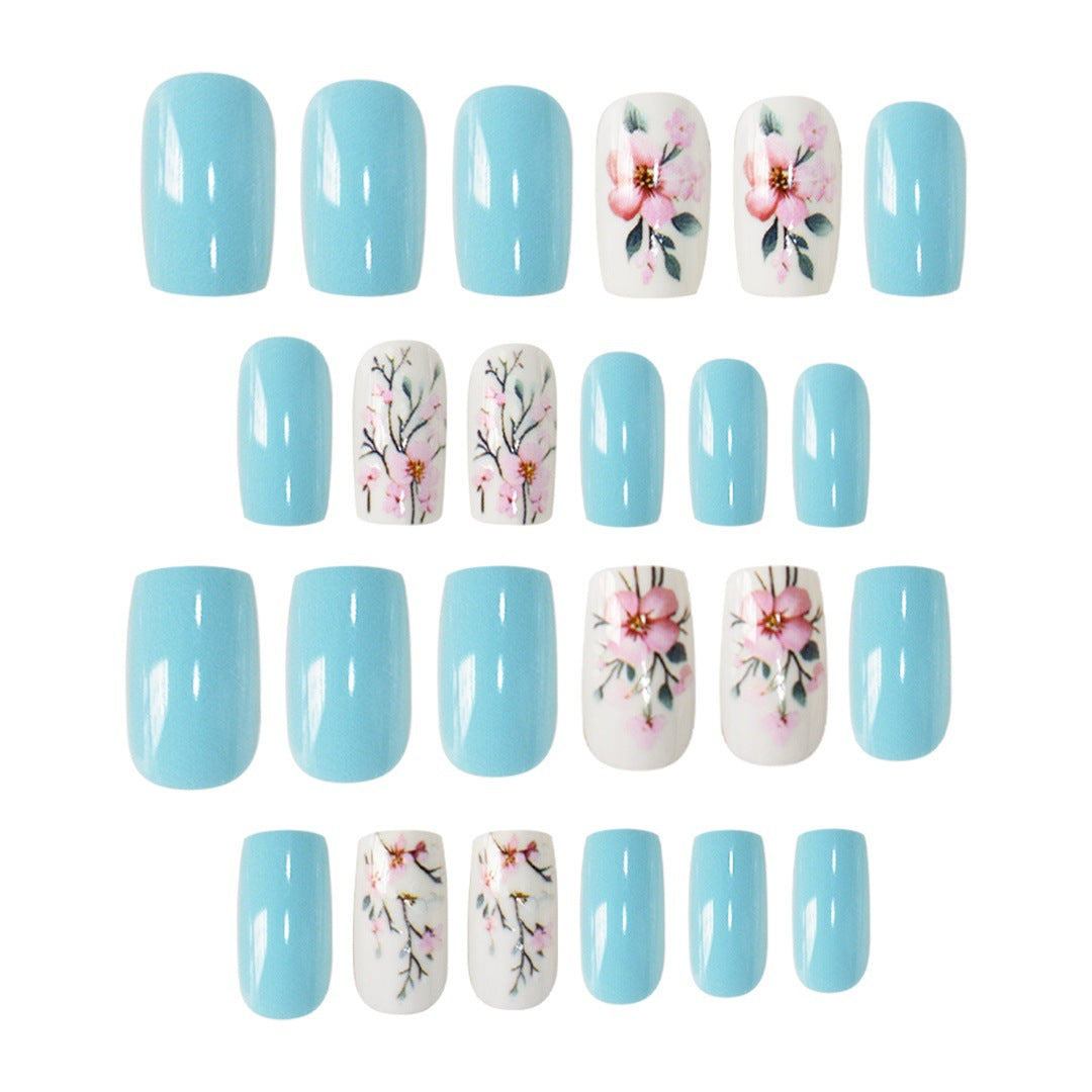 Florale Design Nagelkunst Verlängerungen Karnz