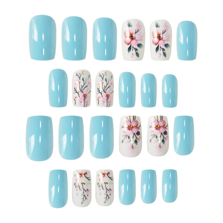 Florale Design Nagelkunst Verlängerungen Karnz