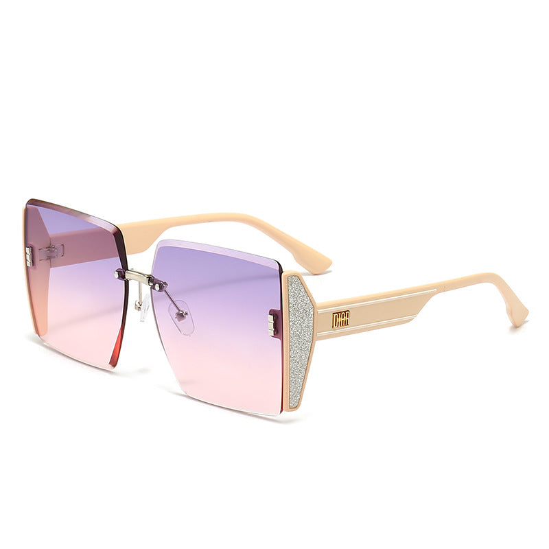Damen geometrische Fashion-Sonnenbrille Karnz