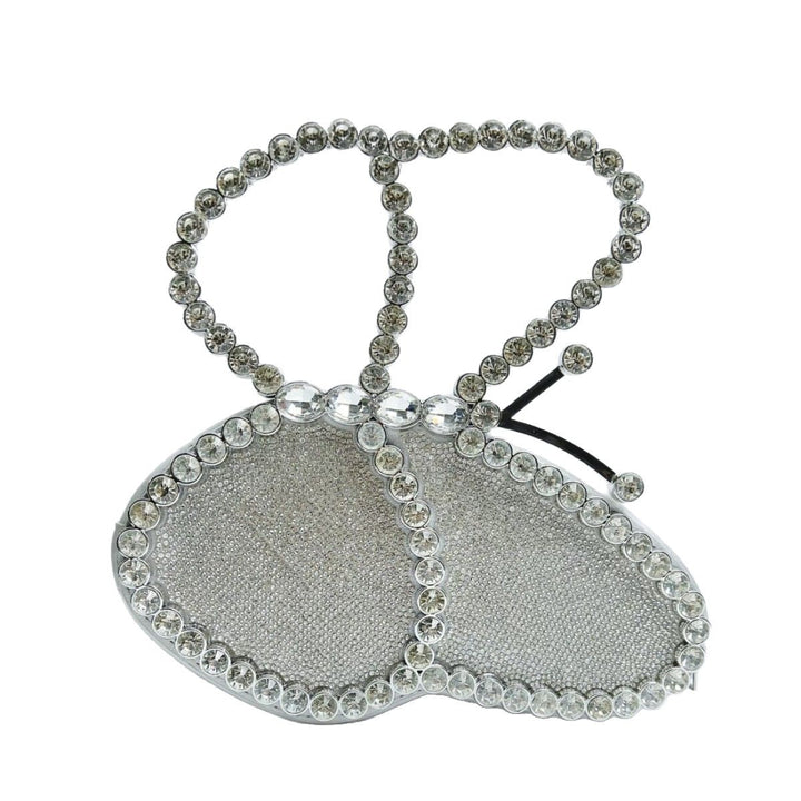 Schmetterlingsförmige Strass Abend-Clutch