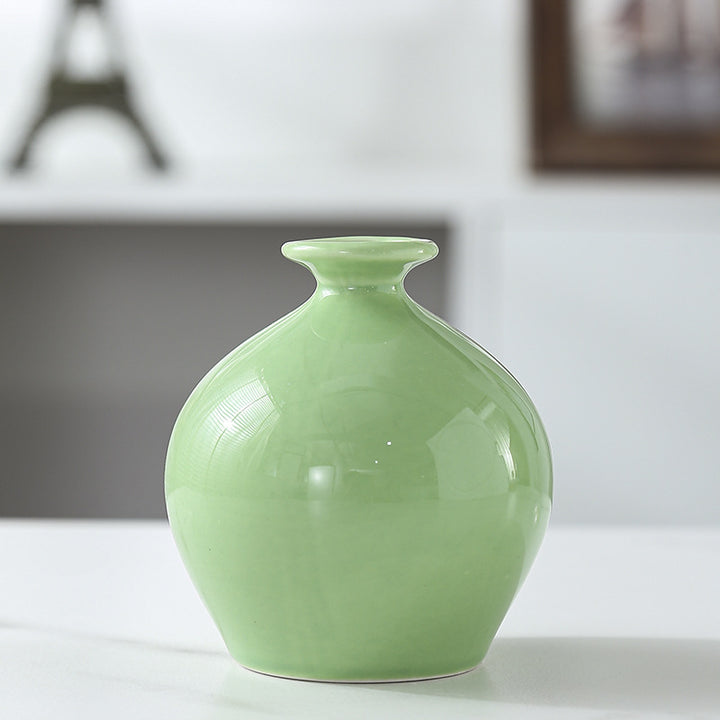 Elegante keramische Kunsthandwerk Vase Karnz