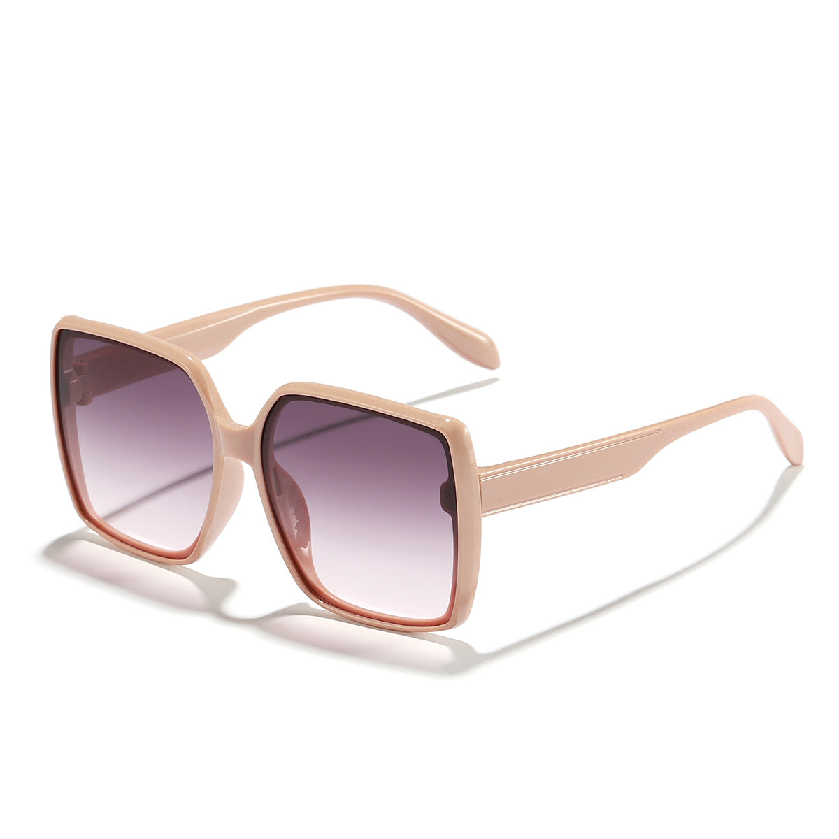 Damen oversized Sonnenbrille mit modernem quadratischen Rahmen und schützenden Gläsern Karnz