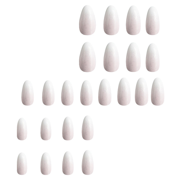 Elegante Glitzernde Ombre Nagelkuns Karnz