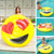 Damen Aufblasbarer Emoji-Schwimmring Karnz