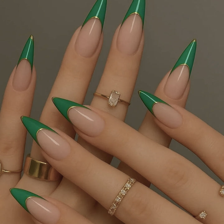 Elegante Stiletto-Nagelerweiterungen Karnz