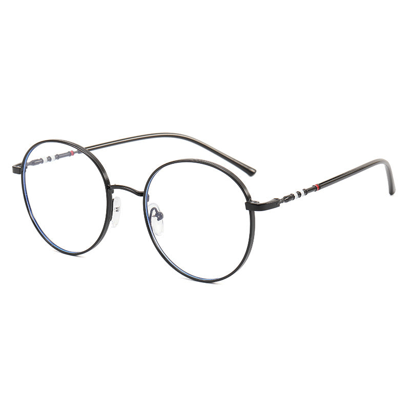 Damen modische runde Sonnenbrille mit elegantem Metallrahmen Karnz