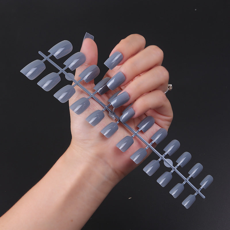 Natürliche glänzende Press-On-Nagelspitzen Karnz