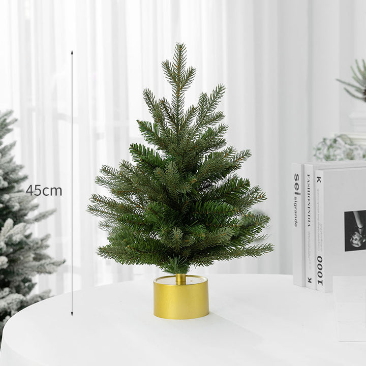 Dekorative Mini-Weihnachtsbaum mit LED-Lichtern