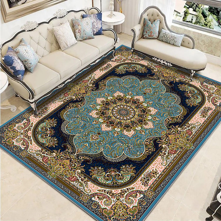 Vintage-inspirierter floraler Teppich