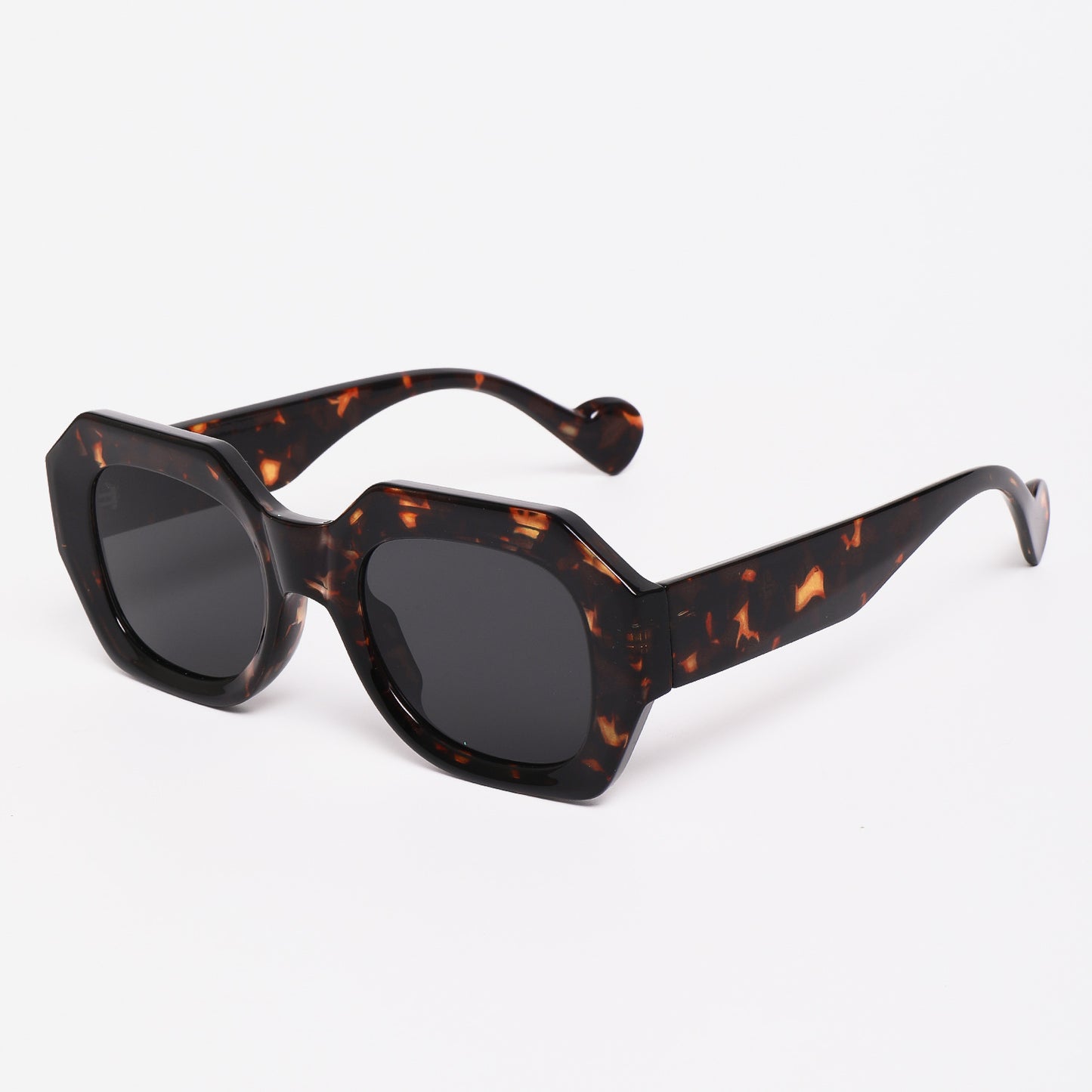 Damen Sonnenbrille im einzigartigen, achteckigen Design mit polarisierten Gläsern Karnz