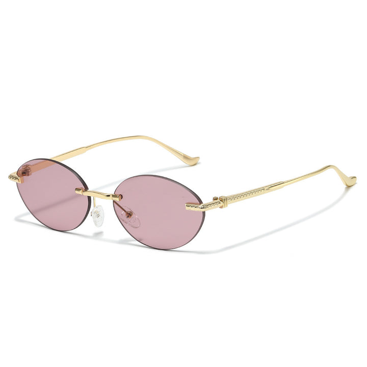 Retro-inspirierte ovale Sonnenbrille Karnz 1787812325