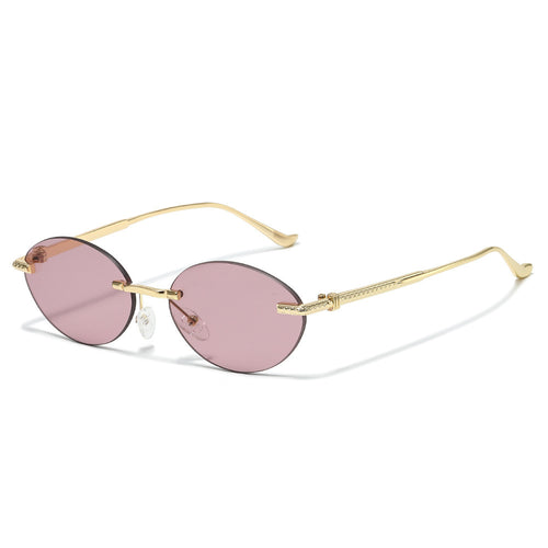 Retro-inspirierte ovale Sonnenbrille Karnz 1787812325