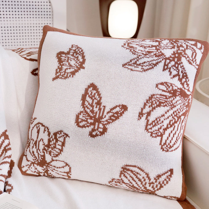 Damen Dekorative Wurfdecke mit floralem Design Karnz