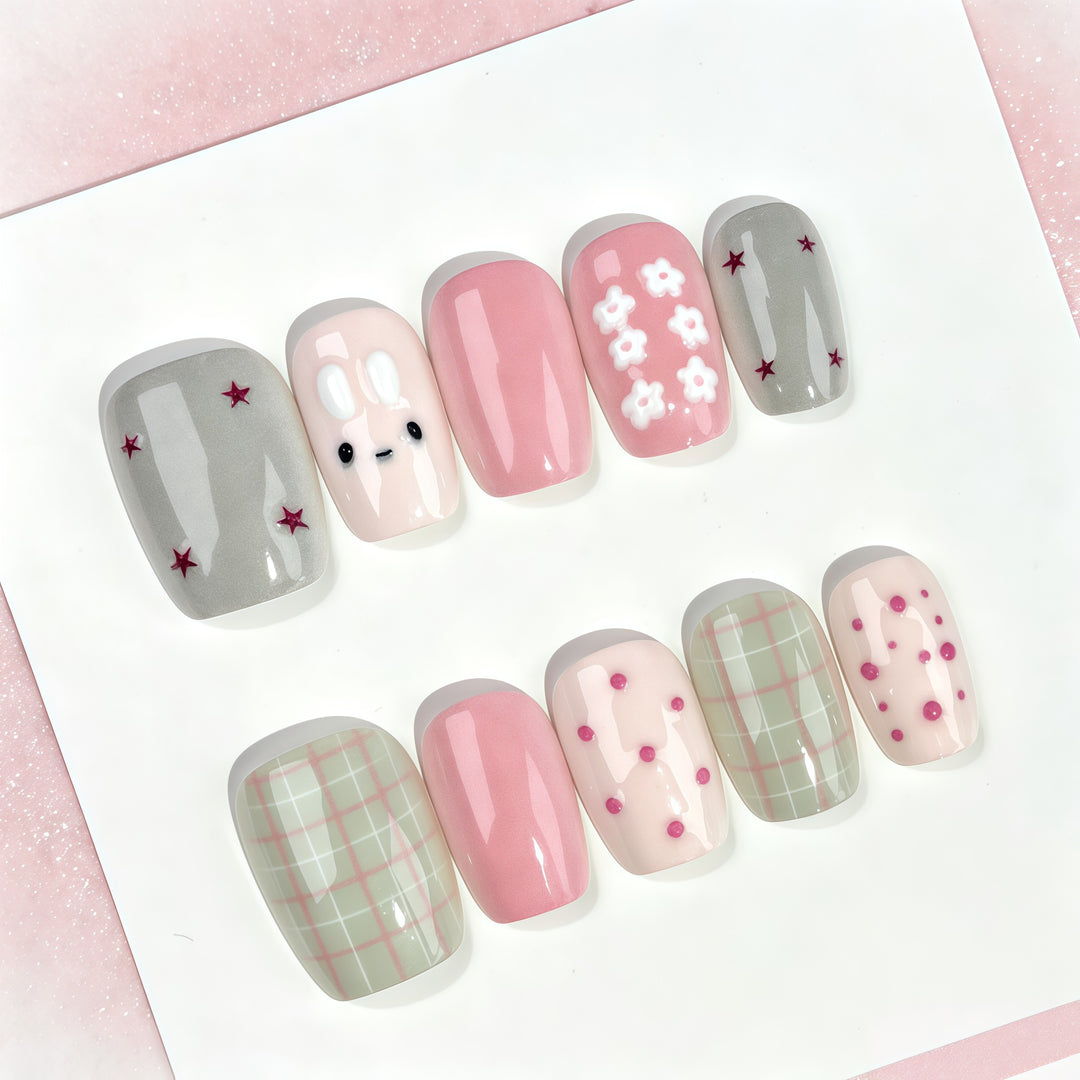Themen Press-On Nagelkunst Set 1790745615