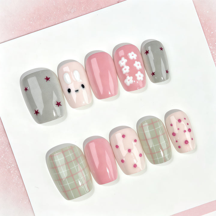 Themen Press-On Nagelkunst Set 1790745615