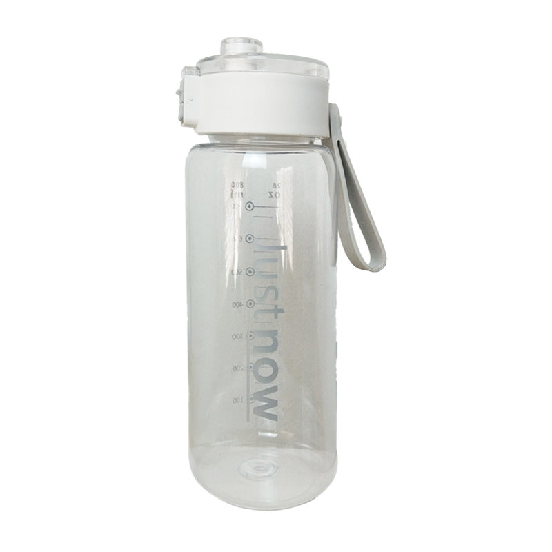 Unisex BPA-freie Wasserflasche mit Messskala Karnz