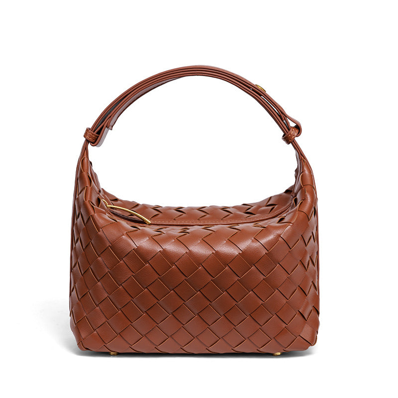 Handgefertigte Geflochtene Leder Mini Tasche Karnz