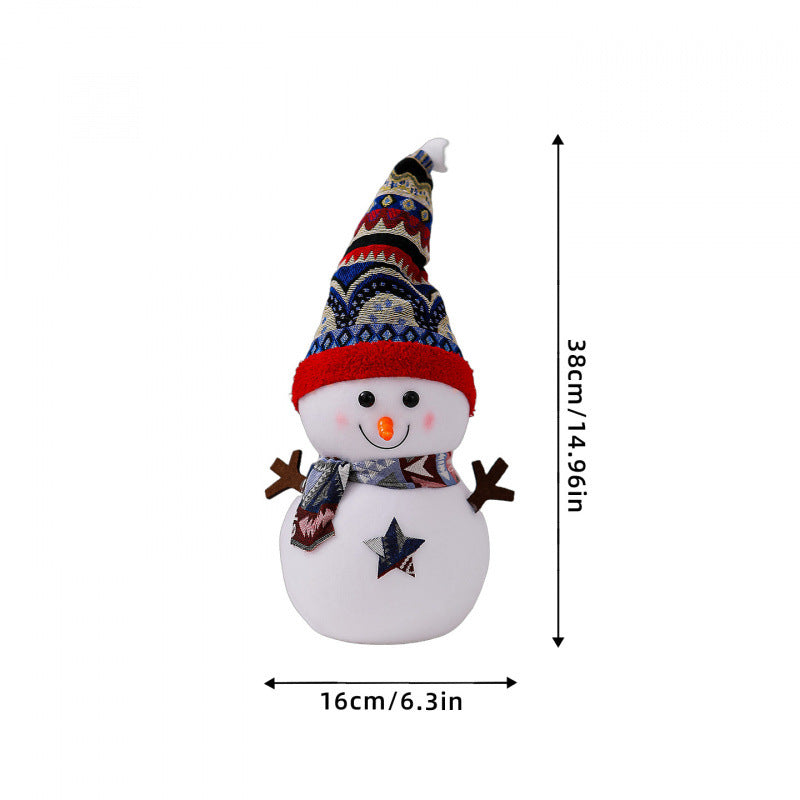 Dekorative Schneemann Figur Karnz
