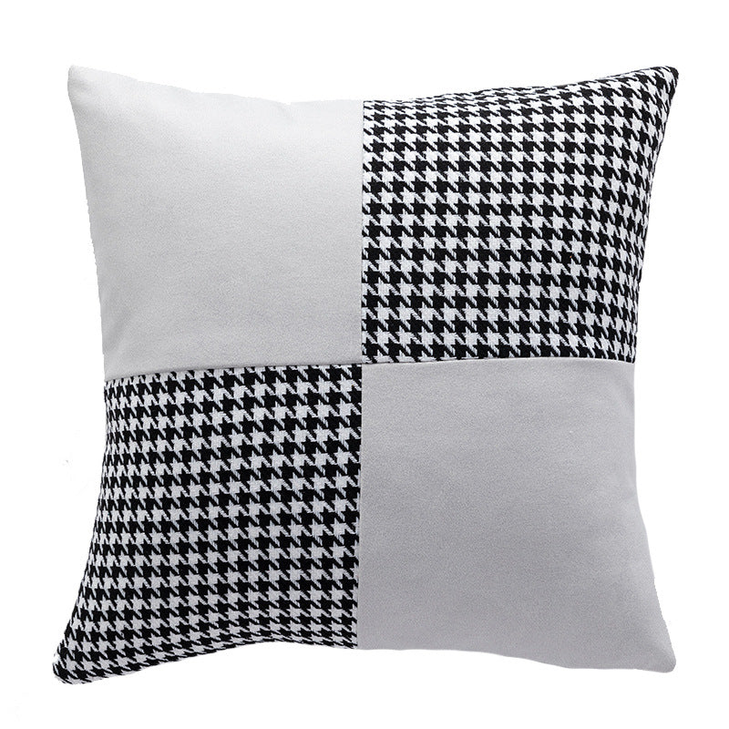 Zeitgenössisches Patchwork Akzentkissen