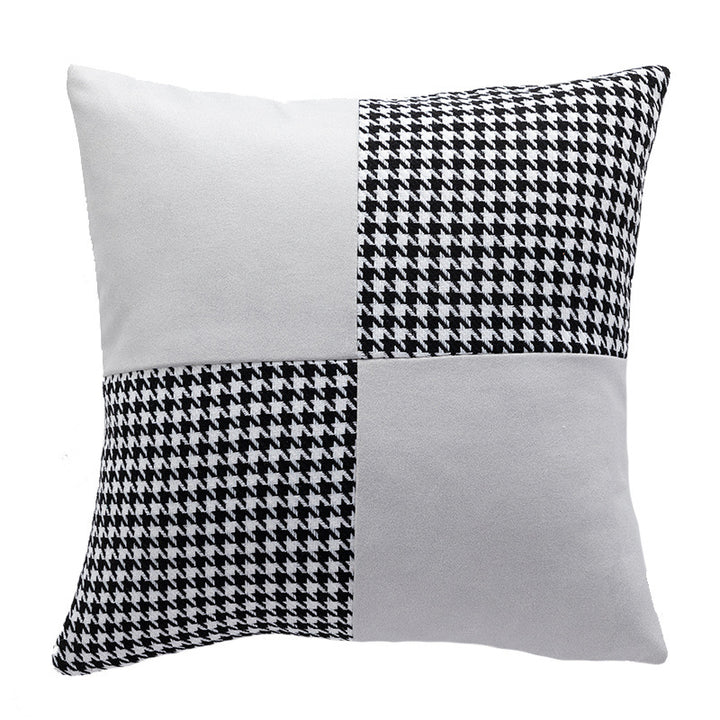 Zeitgenössisches Patchwork Akzentkissen