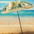 Damen Strand-Sonnenschutzschirm mit elegantem Fransen-Design Karnz