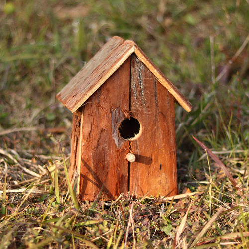 Dekorative Oden Vogelhaus Karnz