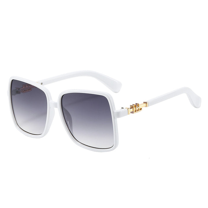 Damen Sonnenbrille mit großem Rahmen und Farbverlauf Karnz