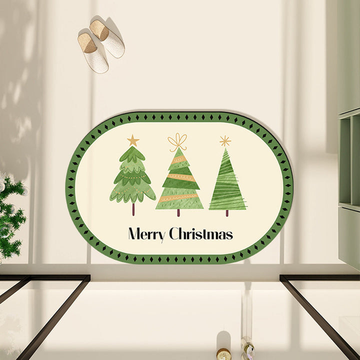 Weihnachtlich dekorative Matte