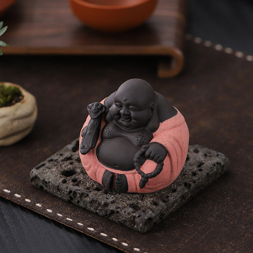 Keramische Buddha-Figur