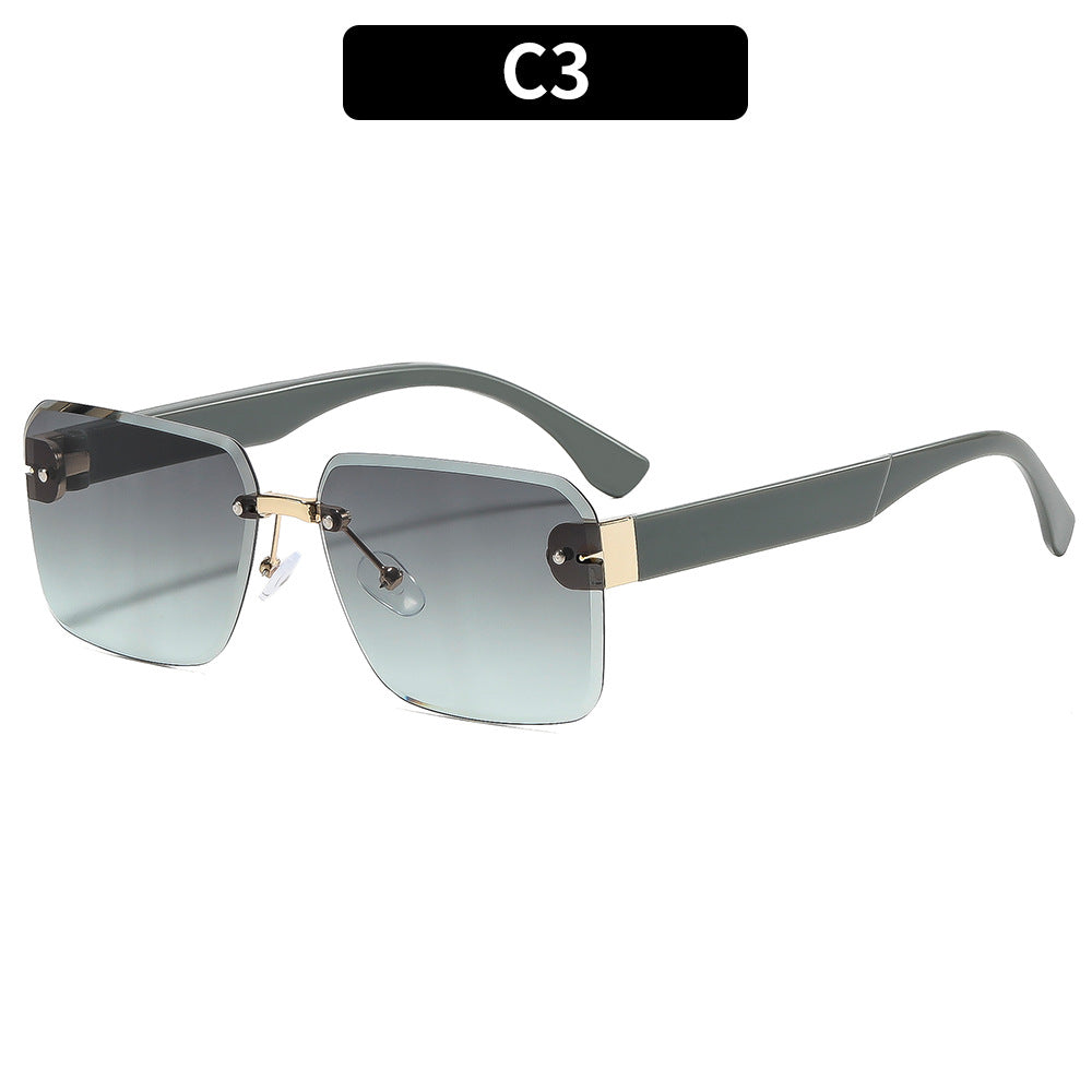 Elegante moderne quadratische Sonnenbrille
