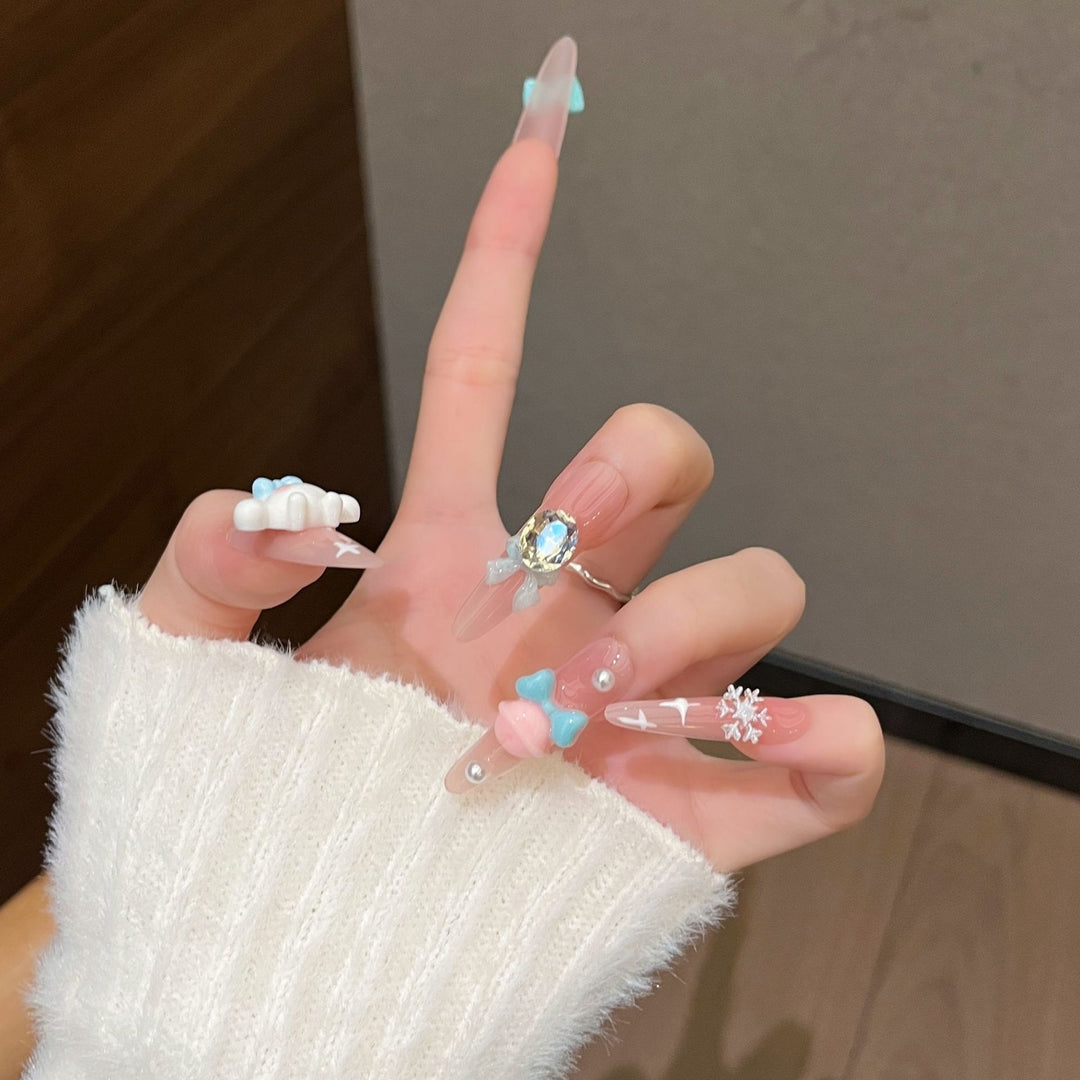 Dekoratives 3D Charakter Nail Art Set Karnz