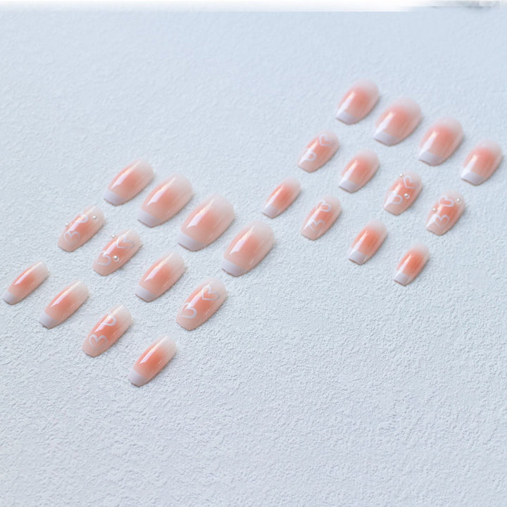 Herz Akzent Nagelkunst Set