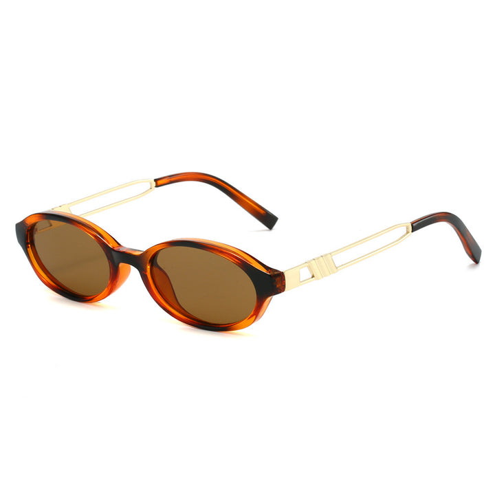 Chic Ovalrahmen Sonnenbrille Karnz