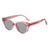 Damen Cat-Eye Sonnenbrille mit dekorativem Steg Karnz