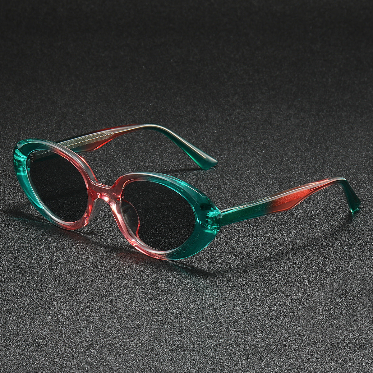 Damen modische Sonnenbrille im eleganten, ovalen Design Karnz