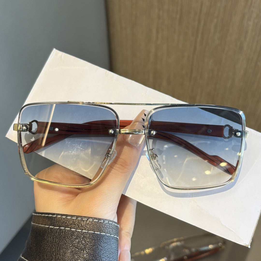 Oversized quadratische Rahmen-Sonnenbrille Karnz