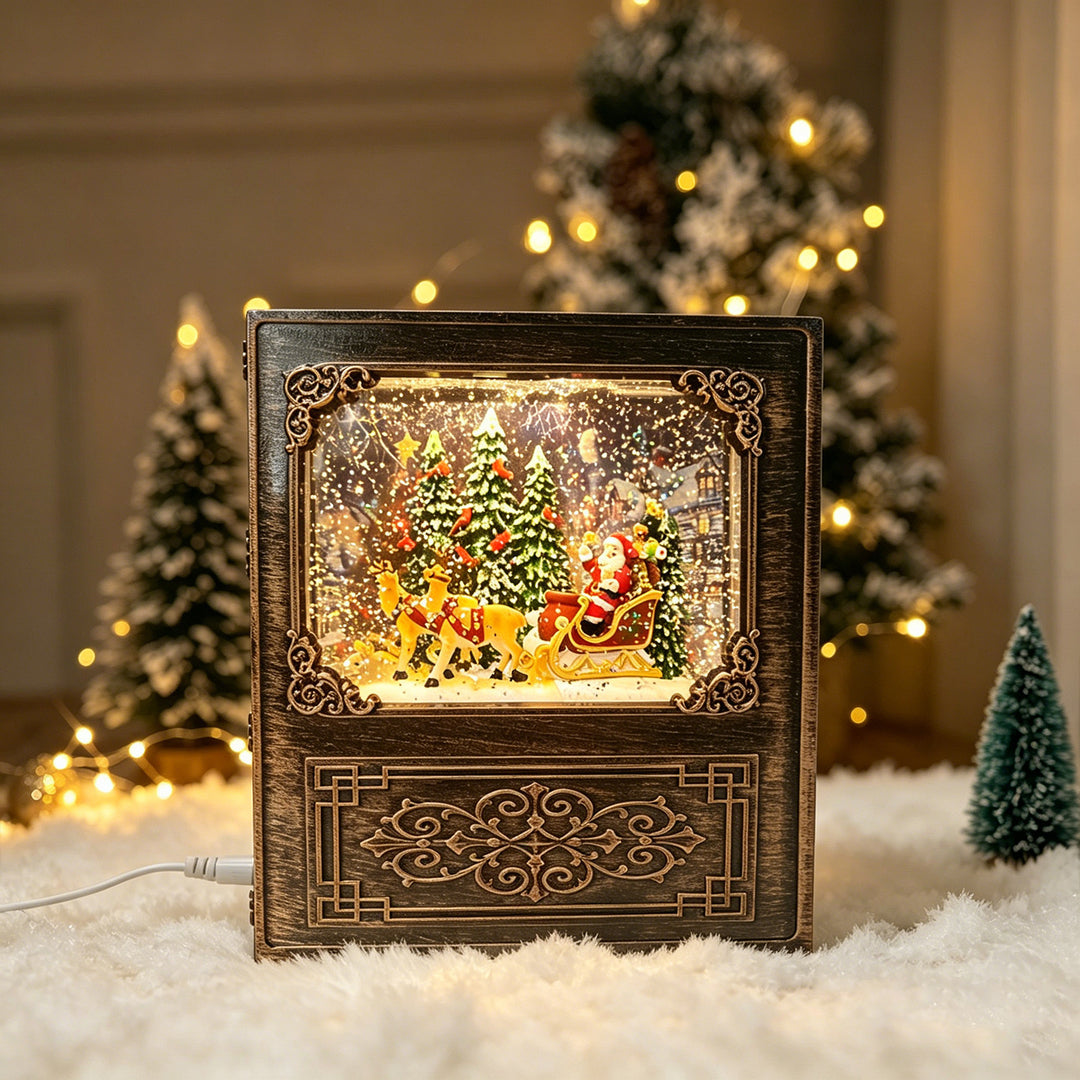 Weihnachtsbaum Deko mit Schneekugel Karnz