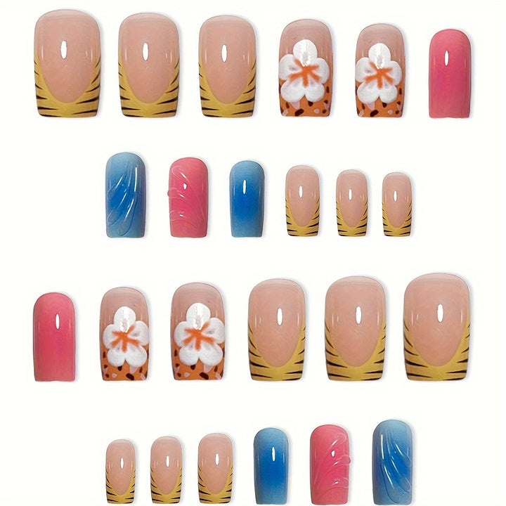 Künstlerisches Acrylnagelkunstdesign Karnz