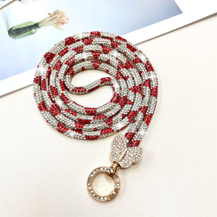 Rhinestone-besetzte Telefon-Lanyard Karnz