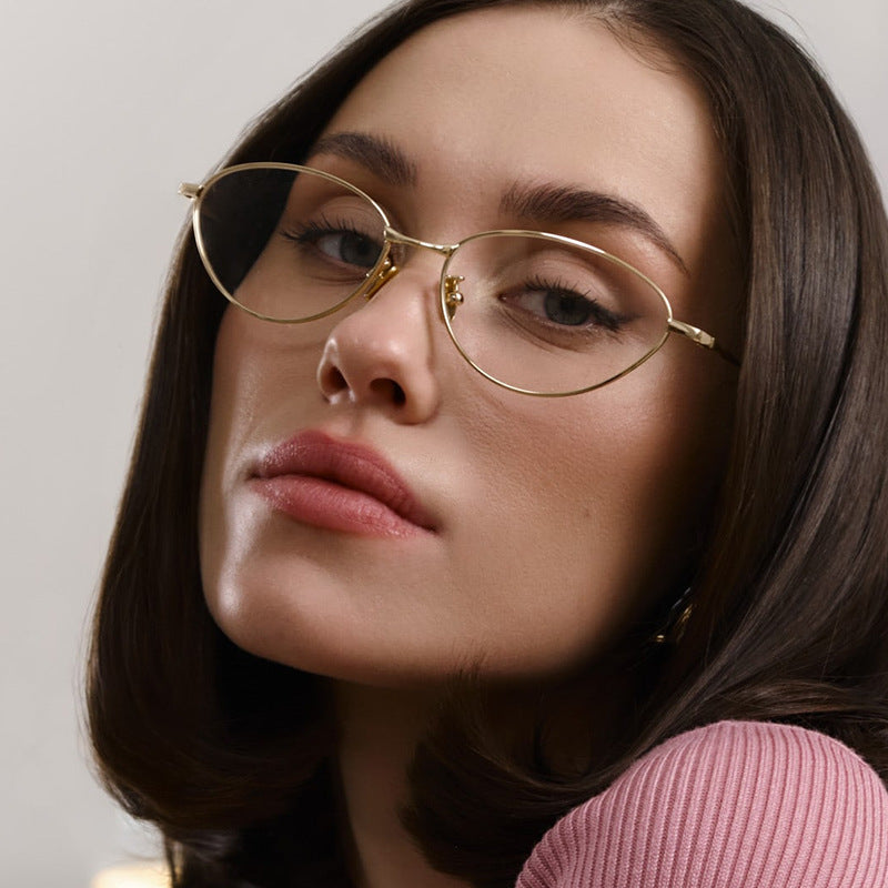 Damen modische Sonnenbrille im eleganten Ovaldesign Karnz