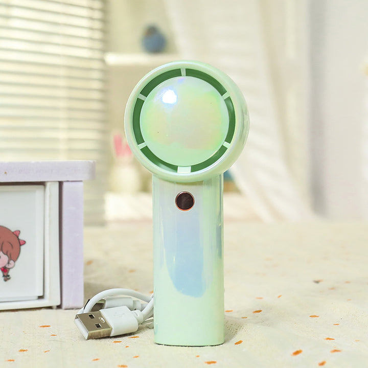Damen Tragbarer Mini-Handventilator mit USB-Ladefunktion und flexiblem Design Karnz