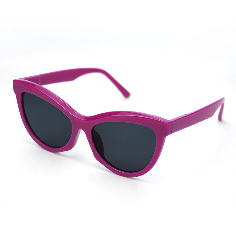 Damen Cat-Eye Sonnenbrille mit modernem, konturiertem Rahmen Karnz