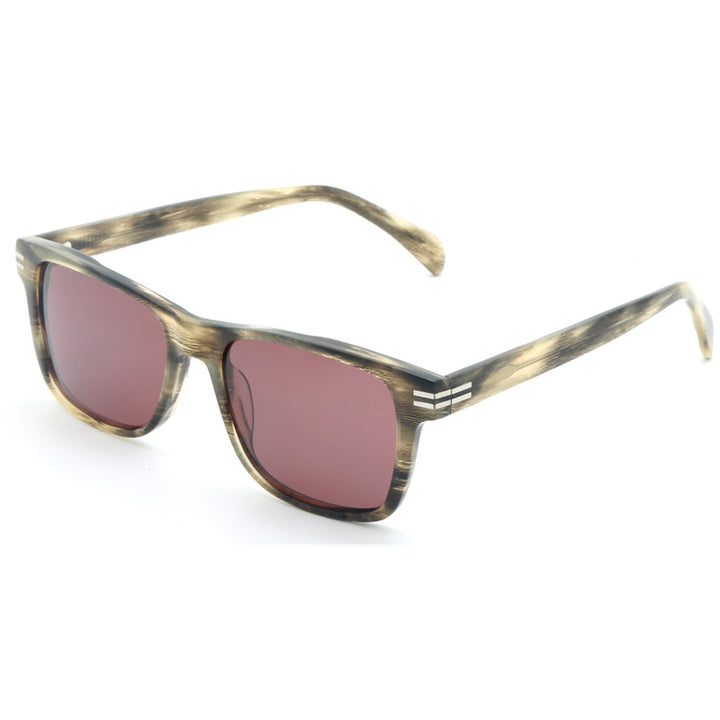 Damen Designer-Sonnenbrille mit modernem Lackrahmen und polarisierten Gläsern Karnz