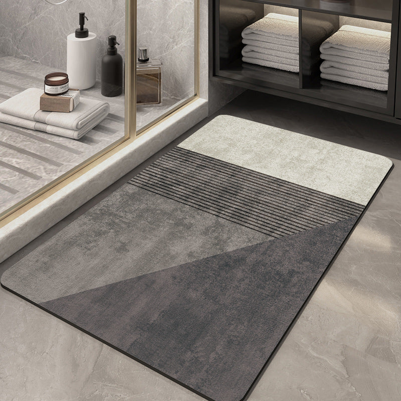 Geometrisches Muster weiche Badematte Karnz