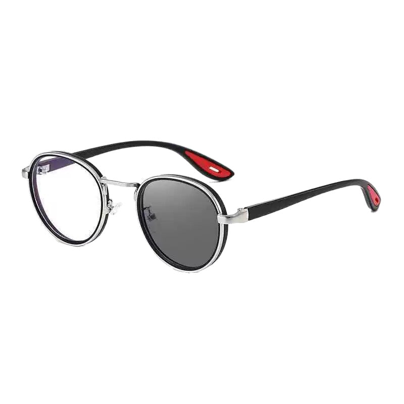 Moderne Runde Rahmen Sonnenbrille Karnz